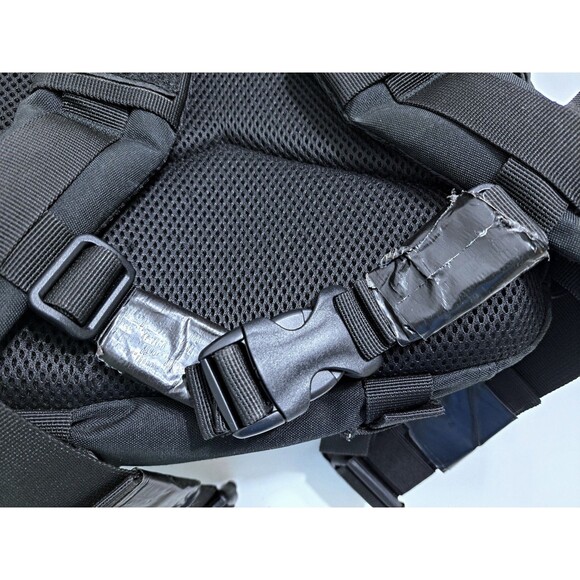 WOLFpak 45L Backpack Black Camping Hiking Gym Military Molle Hook Loop Wolfpack - Picture 13 of 16